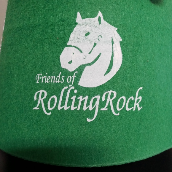 Friends of Rolling Rock Beer Hat Fez Saint Patrick's Day Shriner Celebration EUC - Picture 2 of 10